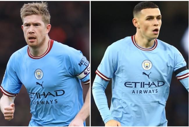 De Bruyne va Foden du bi truoc Tottenham