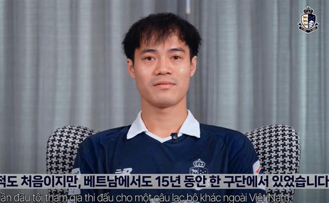 Văn Toàn tiết lộ mục tiêu khi chơi bóng ở Hàn Quốc