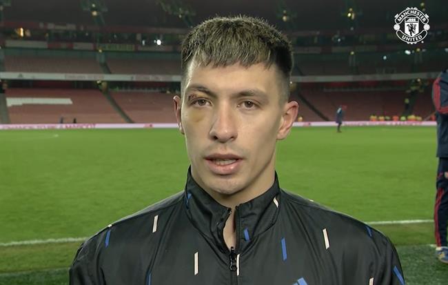 Lisandro Martinez thất vọng với màn trình diễn của MU tại Emirates