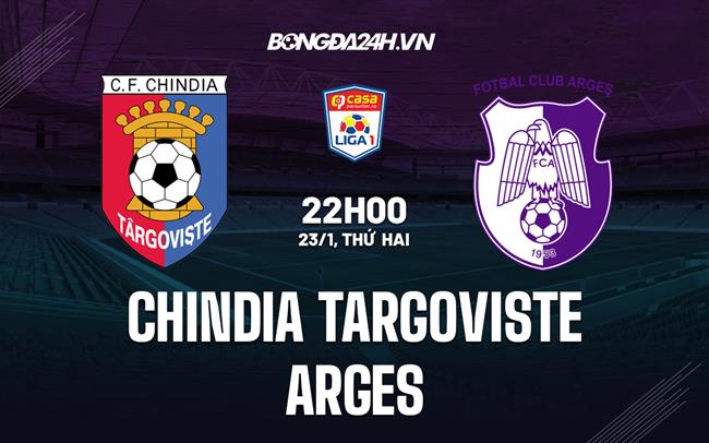Nhận định Chindia Targoviste vs FC Arges 22h00 ngày 23/1 (VĐQG Romania 2022/23)