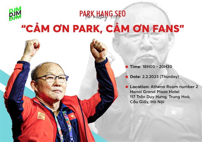 HLV Park Hang Seo tri ân người hâm mộ Việt Nam 1 HLV Park Hang Seo tri ân người hâm mộ Việt Nam 1