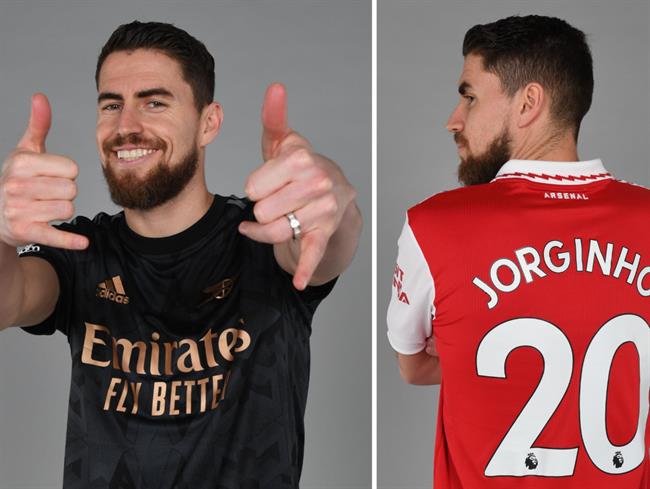 Các cầu thủ Arsenal hào hứng với Jorginho