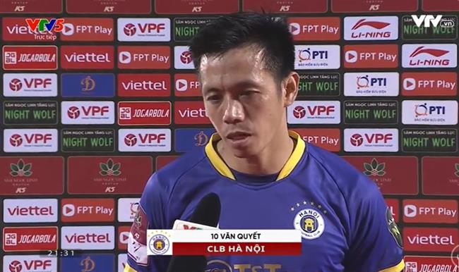 Tiền đạo Văn Quyết nói gì sau trận hòa trước Viettel FC?