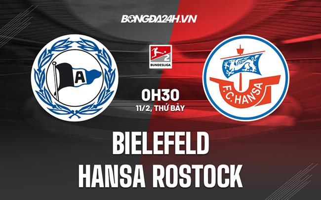 Nhận định bóng đá Bielefeld vs Hansa Rostock 0h30 ngày 11/2 (Hạng 2 Đức 2022/23)