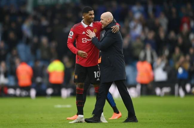 HLV Ten Hag het loi khen ngoi Rashford