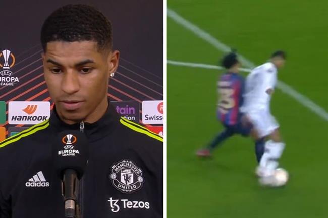 Marcus Rashford tuc gian voi quyet dinh cua trong tai