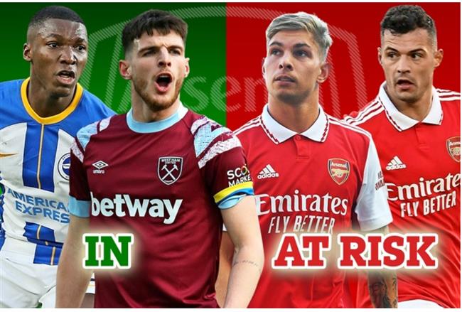 Arsenal co the dua ve Rice va chia tay Xhaka