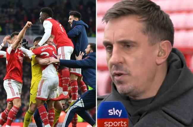 Gary Neville Nhận Sai Khi đánh Giá MU Cao Hơn Arsenal