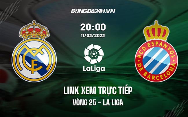 Link xem trực tiếp Real Madrid vs Espanyol (Vòng 25 La Liga 2022/23) Link xem truc tiep Real Madrid vs Espanyol (Vong 25 La Liga 2022/23)