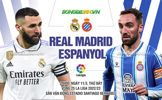 Real Madrid nhẹ nhàng thắng ngược Espanyol