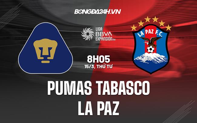 Nhận định bóng đá Tabasco vs La Paz 8h05 ngày 15/3 (Hạng 2 Mexico 2023)