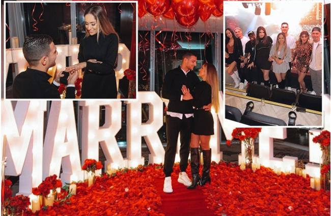 Diogo Dalot cầu hôn bạn gái tuyệt đẹp