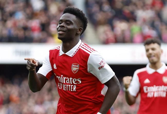 Bukayo Saka có mùa giải tốt nhất trong sự nghiệp