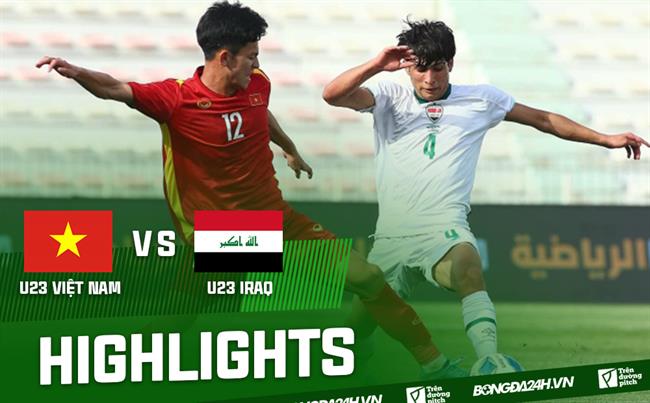 Video tổng hợp: Việt Nam 0-3 Iraq (U23 Doha Cup 2023)