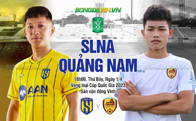 Lịch thi đấu Cúp Quốc gia 2023 hôm nay 14 SLNA đấu Quảng Nam 1