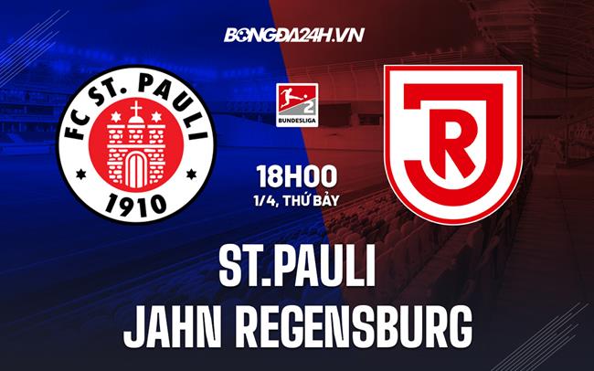 Nhận định St.Pauli vs Jahn Regensburg 18h00 ngày 1/4 (Hạng 2 Đức 2022/23)