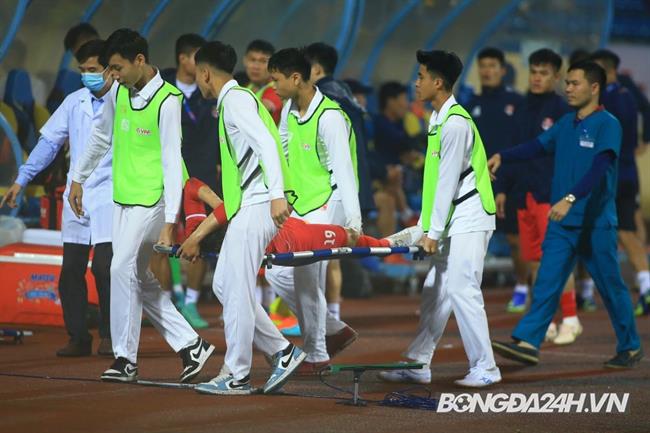 Lê Mạnh Dũng chấn thương Nam Định vs Hải Phòng Cúp Quốc gia 2/4 Le Manh Dung chan thuong Nam dinh vs Hai Phong Cup Quoc gia 2/4
