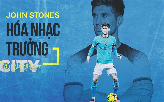 Khi John Stones hóa nhạc trưởng của Manchester City