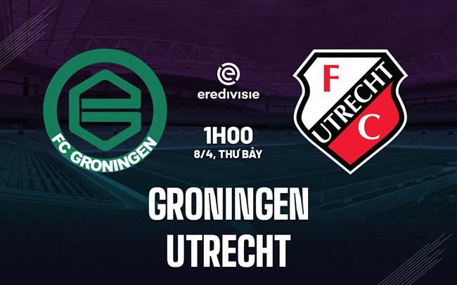 Nhận định Groningen vs Utrecht 1h00 ngày 8/4 (VĐQG Hà Lan 2022/23)