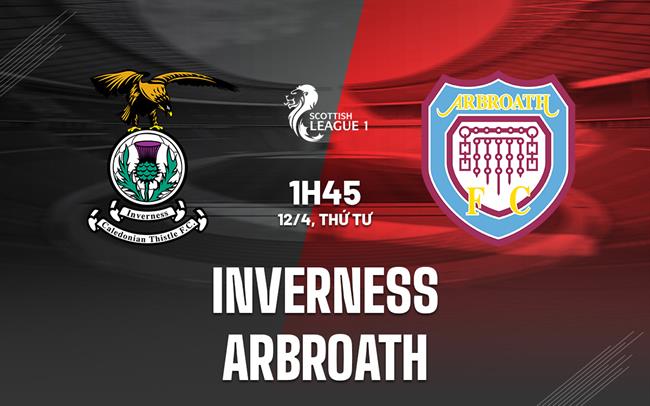 Nhận định Inverness vs Arbroath 1h45 ngày 12/4 (Hạng 2 Scotland 2022/23)