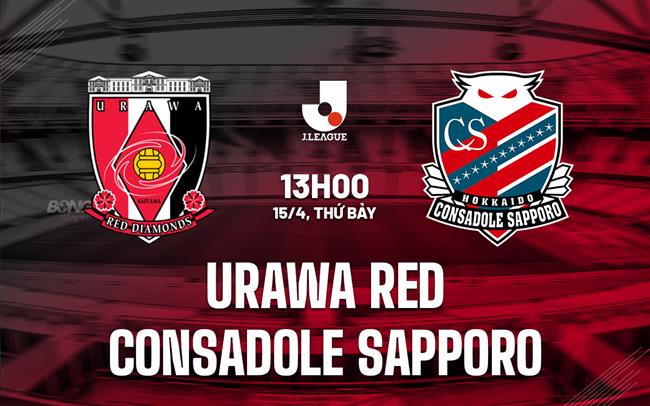 Nhận định Urawa Red vs Consadole Sapporo 13h00 ngày 15/4 (VĐQG Nhật Bản 2023)