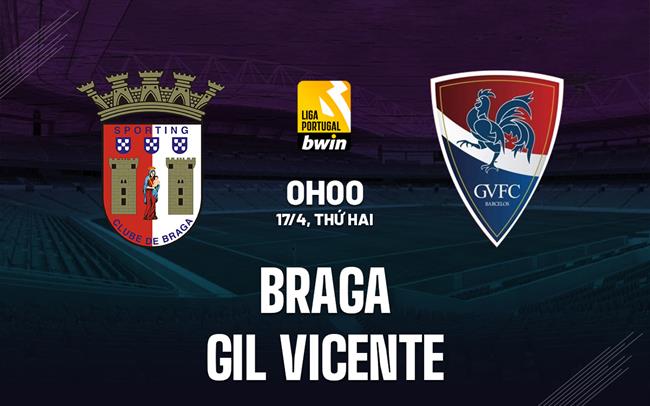 Nhận định Braga vs Gil Vicente 0h00 ngày 17/4 (VĐQG Bồ Đào Nha 2022/23)