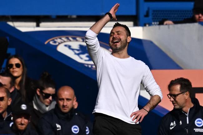 HLV Brighton 'xát muối' vào vết thương lòng của Chelsea