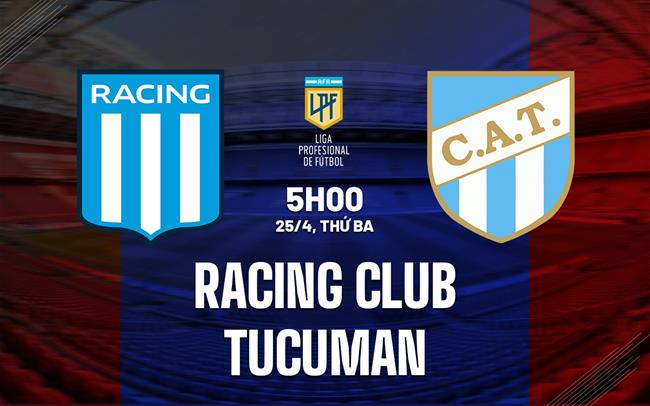 Nhận định Racing Club vs Tucuman 5h00 ngày 25/4 (VĐQG Argentina 2023)