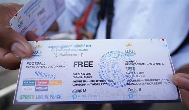 Vé bóng đá nam SEA Games 32 lên cơn sốt