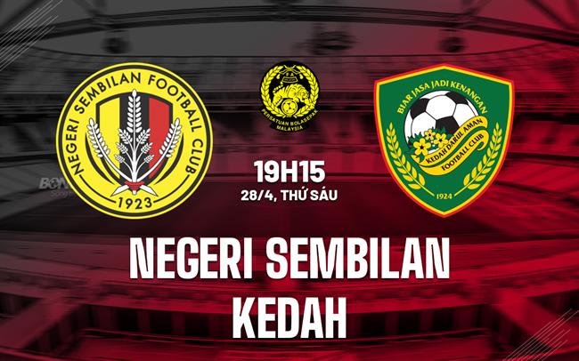 Nhận định Bóng đá Negeri Sembilan Vs Kedah VĐQG Malaysia