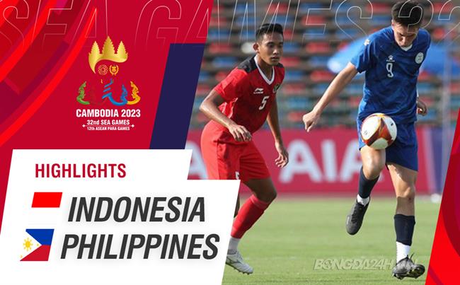 Video tổng hợp U22 Indonesia - U22 Philippines (Bảng A SEA Games 32)