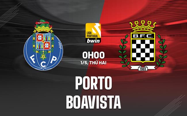 Nhận định Porto vs Boavista 0h00 ngày 1/5 (VĐQG Bồ Đào Nha 2022/23)