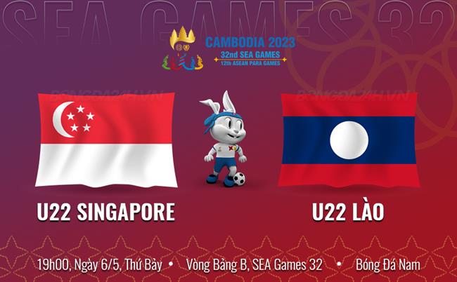 U22 Singapore may mắn không thua Lào