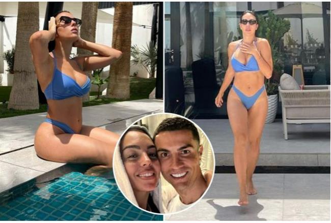 Georgina Rodriguez mặc bikini khoe thân hình gợi cảm
