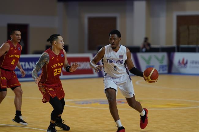Bóng rổ nam Việt Nam thua Thái Lan 41 điểm trận mở màn SEA Games 2