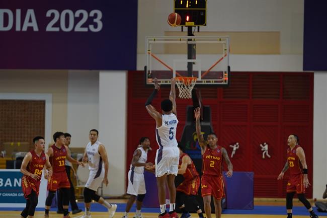 Bóng rổ nam Việt Nam thua Thái Lan 41 điểm trận mở màn SEA Games 7