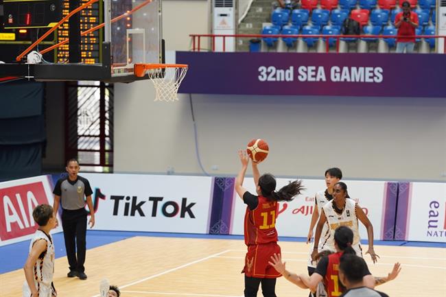 ĐT bóng rổ nữ Việt Nam thua trận thứ hai tại SEA Games 32 3