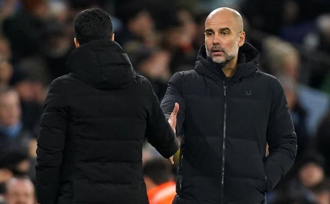 Pep Guardiola Mikel Arteta