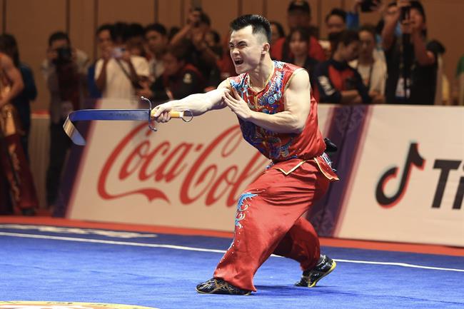 Video Nông Văn Hữu giành HCV sau bài biểu diễn nam đao SEA Games 32 4 Video Nông Văn Hữu giành HCV sau bài biểu diễn nam đao SEA Games 32 4