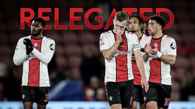 Southampton chinh thuc xuong hang