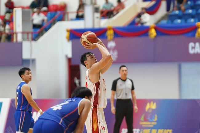 Ghi gần 100 điểm, ĐT bóng rổ nam Việt Nam thắng trận đầu ở SEA Games 32 4