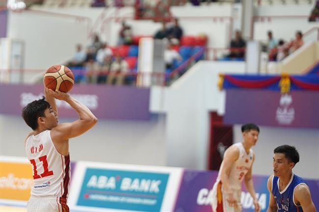 Ghi gần 100 điểm, ĐT bóng rổ nam Việt Nam thắng trận đầu ở SEA Games 32 6