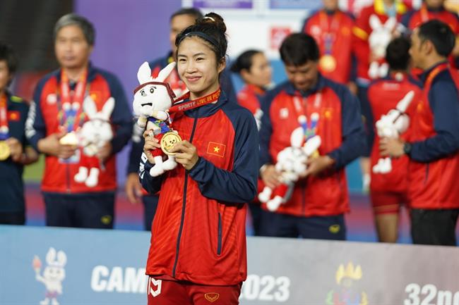 Thanh Nhã khiêm tốn khi nói về bàn thắng ở chung kết SEA Games