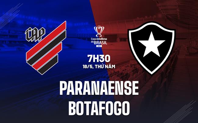 Nhận định Paranaense vs Botafogo 7h30 ngày 18/5 (Cúp quốc gia Brazil 2023)
