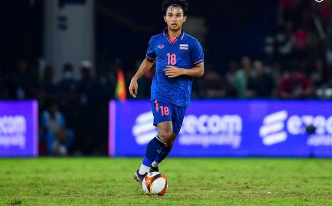 Thirapak Prueangna nhan an phat tu CLB Buriram United.