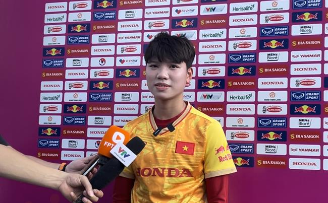 Sao trẻ của tuyển nữ Việt Nam đặt quyết tâm ghi bàn tại World Cup 2023