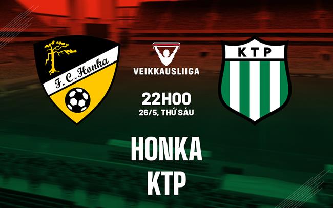 Nhận định bóng đá Honka vs KTP 22h00 ngày 26/5 (VĐQG Phần Lan 2023)