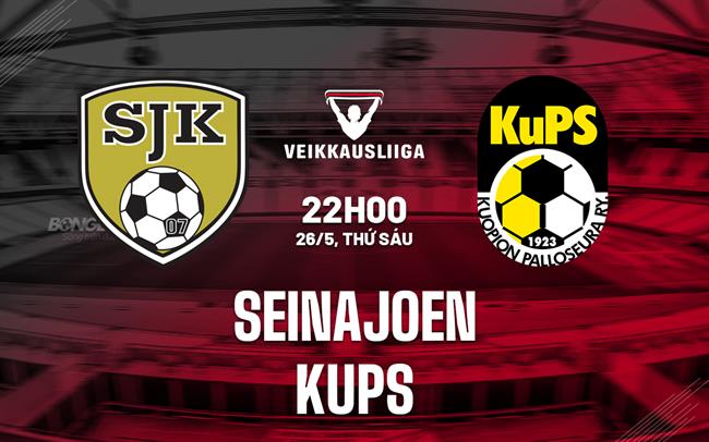 Nhận định bóng đá Seinajoen vs KuPS 22h00 ngày 26/5 (VĐQG Phần Lan 2023)