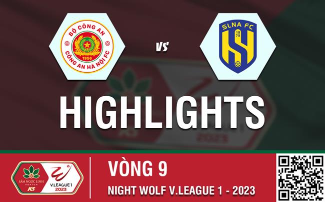 Video tổng hợp: CAHN - SLNA (Vòng 9 V-League 2023)