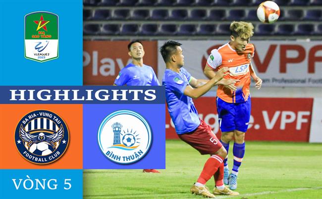 Video Vung Tau vs Binh Thuan (Vong 5 HNQG 2023)